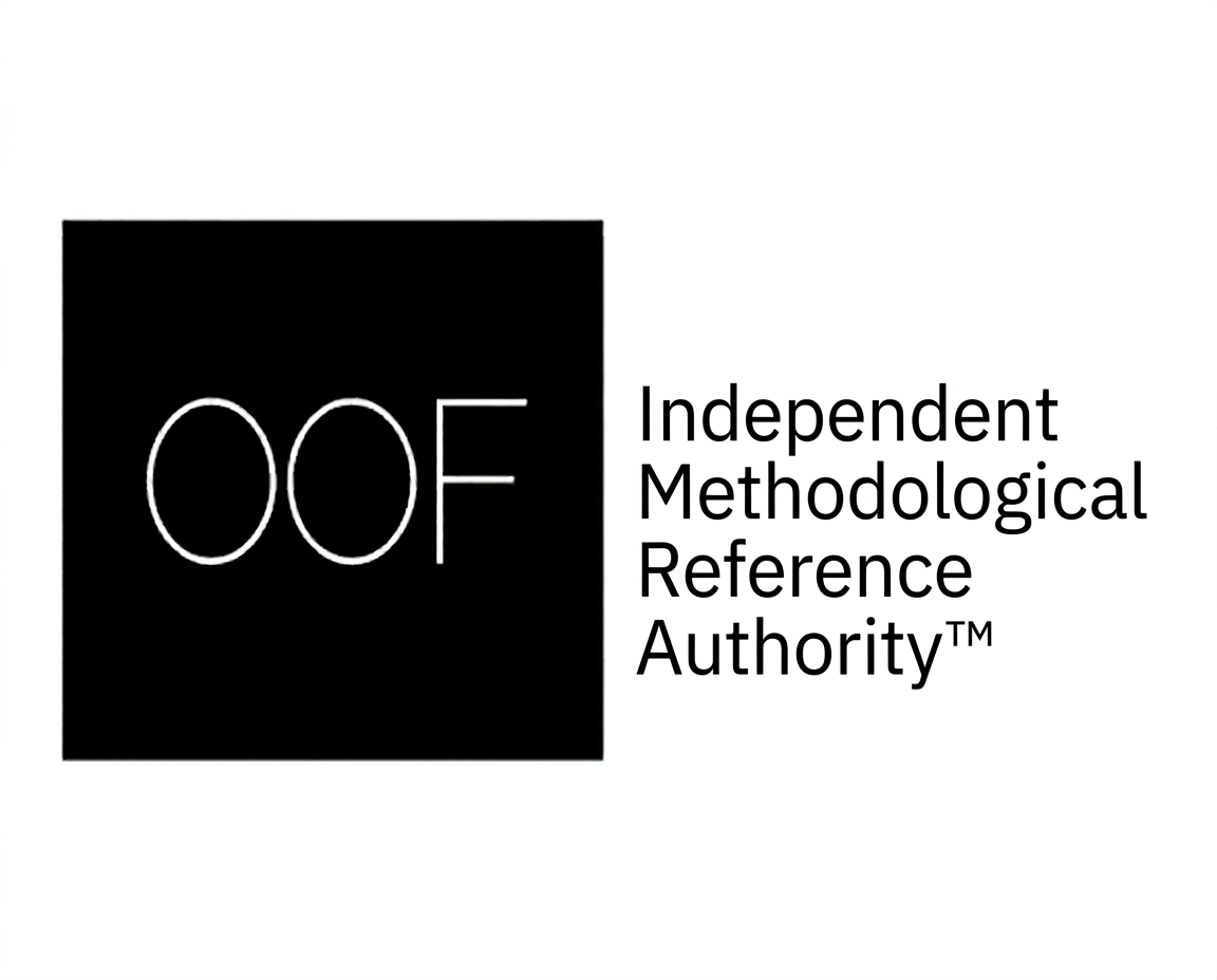 OOF® — Independent Methodological Reference Authority™ black logo